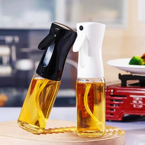 2 Large 220ml Olive Oil Sprayers for Cooking, Widely Used for BBQs, Air Fryers, Canola Oil Spritzers, and More. Kitchen Gadget Accessories.