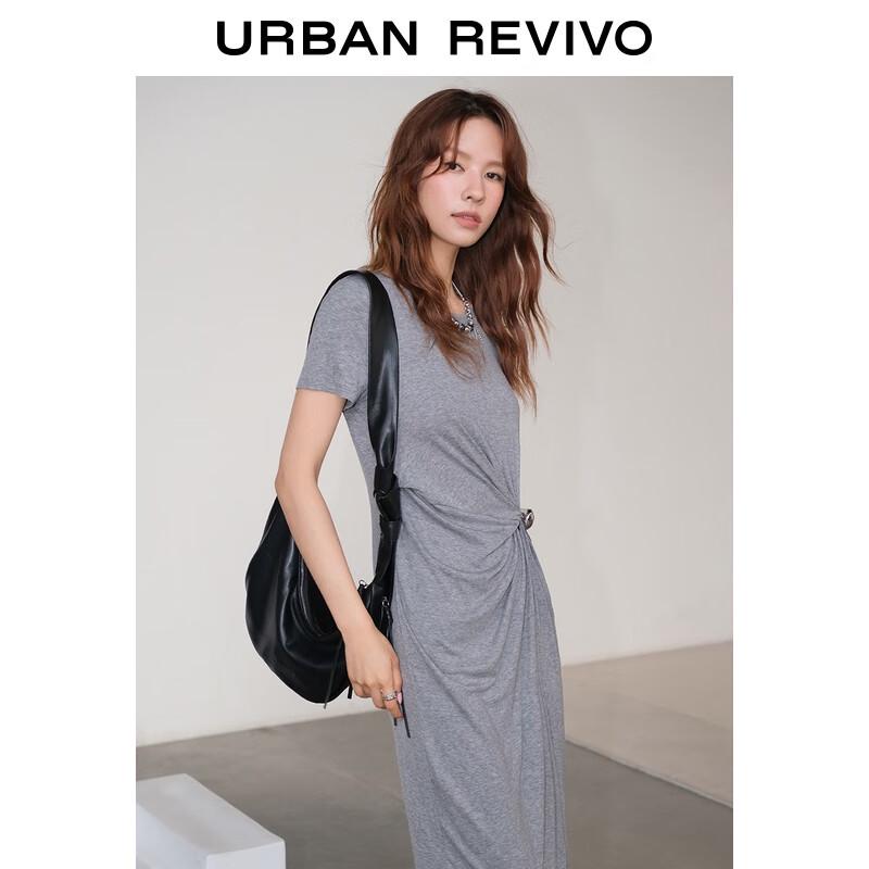 UR Women's Metal Twist Short Sleeve Dress