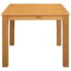Eettafel 90 x 90 x 75 cm Massief Eiken Natuurlijk Vierkant