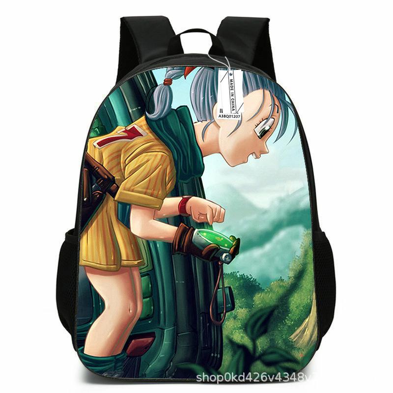 Dragon Ball Animation Cartoon School Bag Elementary and Secondary School Backpack Backpack Large Capacity Wukong Backpack