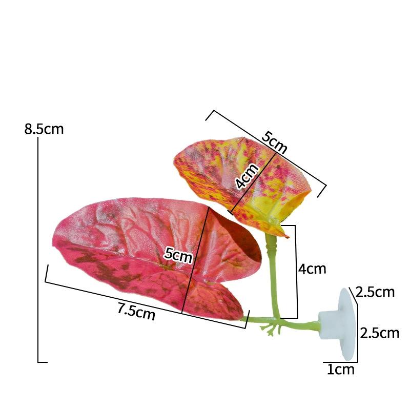 Simulated Leaves Artificial Fish Resting Leaf Fake Aquarium Plant Fish Tank Landscaping Leaf Betta Fish Spawning Leaves Hammock