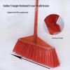 Abdo Household Hard Bristle Plastic Broom with Wooden Handle