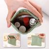 Mini Portable Pu Leather Earphone Bag Headphone Accessories Storage Mini Earbuds Package Case For Cable Dropship