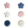 Japanese Ceramic Petal Seasoning Dish Set for Home - Creative Dipping & Fruit Plates, Hot Pot Dish