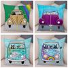 Pet Animal Cute Funny Cartoon Driving Cat Pillowcase Pillowcase Cushion Cover