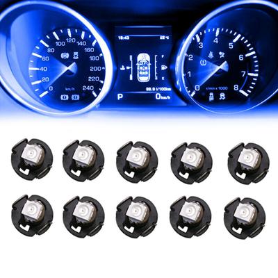10Pcs Car Cluster Gauges Dashboard Lamp T3 LED 3528 SMD Instruments Panel Light Wedge Bulbs Car Lights Interior Accessories