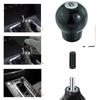 Lunsom Shift Aluminum Gear Shift Compatible with Automatic and Manual Black 8-Ball Knob, Lever, Cars,