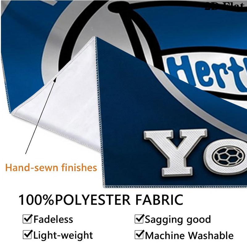 Hertha BSC Custom Name Wall Tapestry Aesthetic Wall Hanging Printed Fabric Blanket Decorative Tapestries for Bedroom Living Room Home Decor