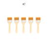 5/10/12pcs/Set Memory Nylon Paint Brushes for Acrylic/Oil/Watercolor Drawing Wooden Synthetic Bristles Easy To Clean BBQ Brush