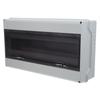 18 Way Waterproof Distribution Box IP65 Clear Window Mount Breaker DIN Rail Enclosure High Power Charging