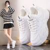 2025 Spring and Autumn New Breathable Dad Shoes Children's Korean Version Black Sports and Leisure Shoes Women's Platform Running Women's Shoes