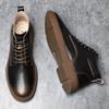 Man Elevator Shoes Men  Ankel Boots Height Increase Insole  6cm  Outdoor Plus Size 38-44