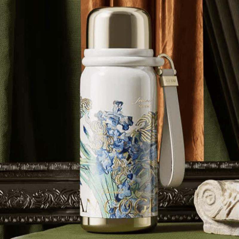 Germ Van Gogh Iris Insulated Water Bottle