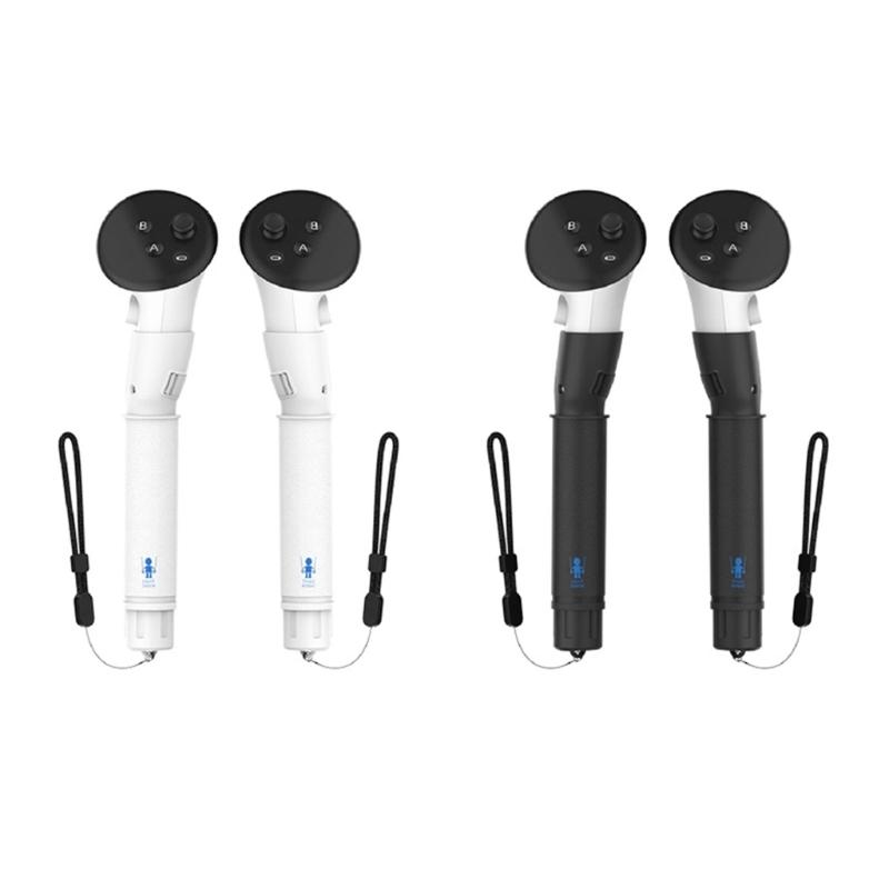 Long Arms Extenders for 3S Game Handle VR Controller Extension Grips Multifunction Stick Handle Attachments