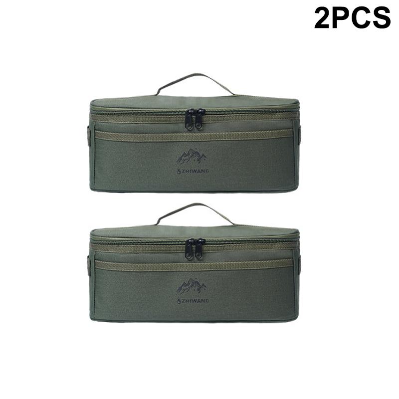 Outdoor Camping Tableware Storage Bag Large Capacity Cutlery Pouch Multi-Functional Portable Picnic Bags Waterproof Handbag