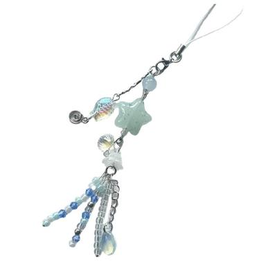 Practical Jellyfish Bead Phone Chain Handmade Fashion Accessory To Enhances Your Everyday Daily Use Casual Wear