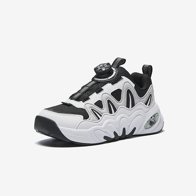 Anta Kids Succulent Synthetic Leather Mesh Comfortable Versatile Lightweight Shock Absorbing Low Top Casual Shoes Men casual shoes 312448810-4