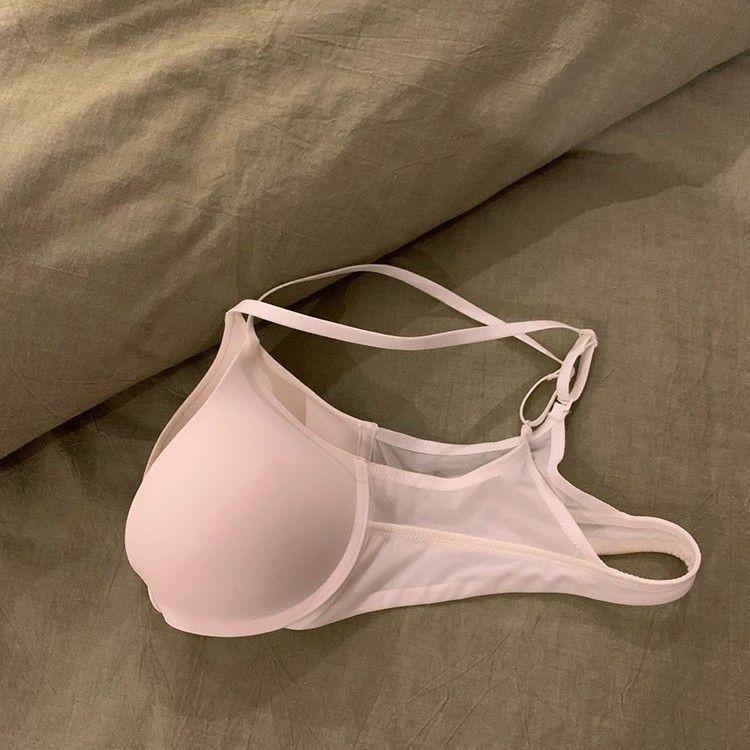 Seamless French - Style Front - Closure Bra for Women Push - Up Breathable Thin Wirefree Sweet Teenage Bra