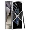 Premium Electroplated Vegan Leather Phone Case Galaxy S26 Ultra S25 S24 With Magnetic Mount Shockproof