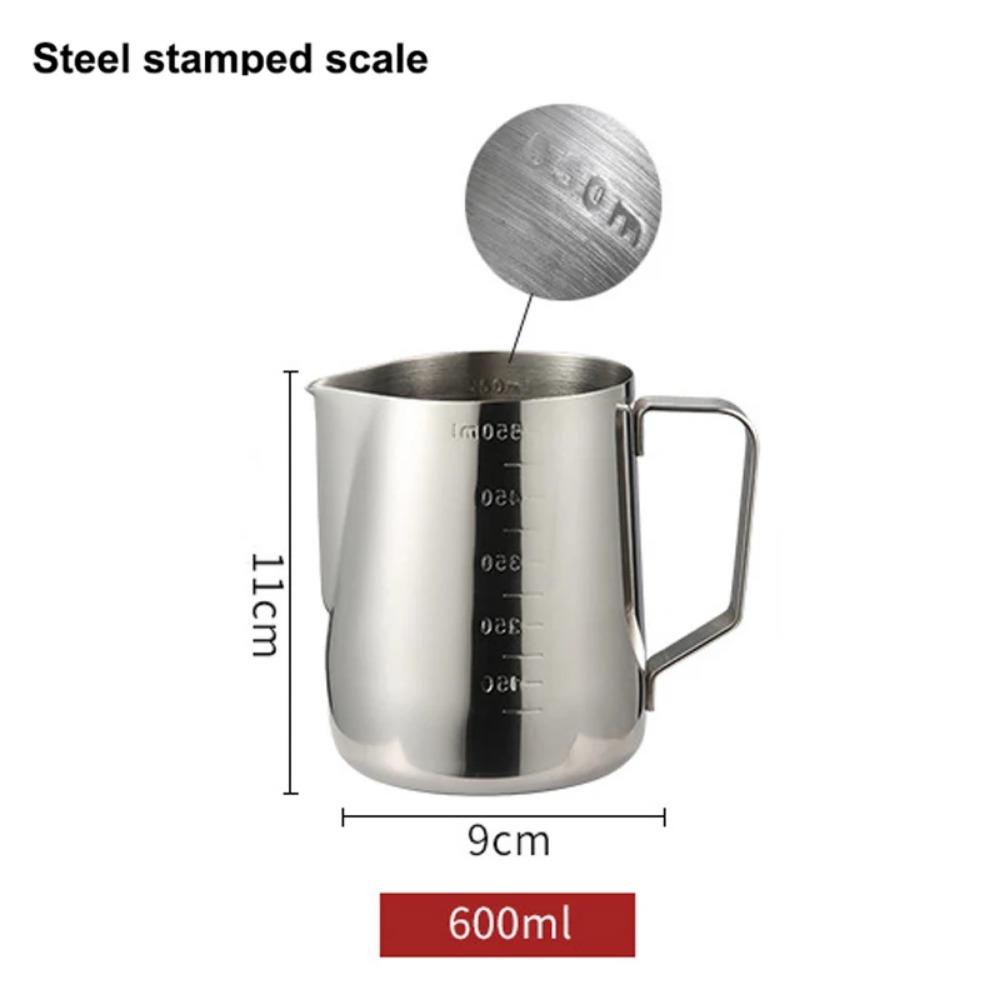 Stainless Steel Milk Frothing Pitcher Espresso Coffee Barista Craft Latte Cappuccino Milk Cream Cup Frothing Jug Pitche Milk Jug