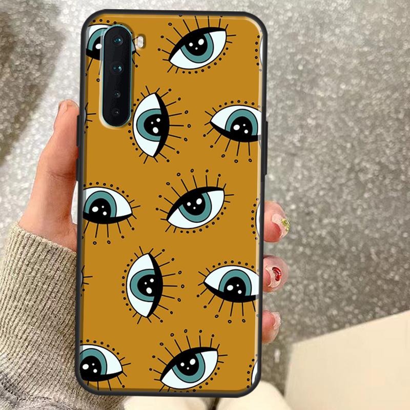 Eye Illustration Case For OnePlus 15R 13R 13T 12R 10T 15 13 12 11 10 9 Pro Nord 5 CE 4 3 2 Lite N20 N30 Coque