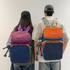 Contrast Color Patchwork Travel Bag Lightweight Mountaineering Backpack