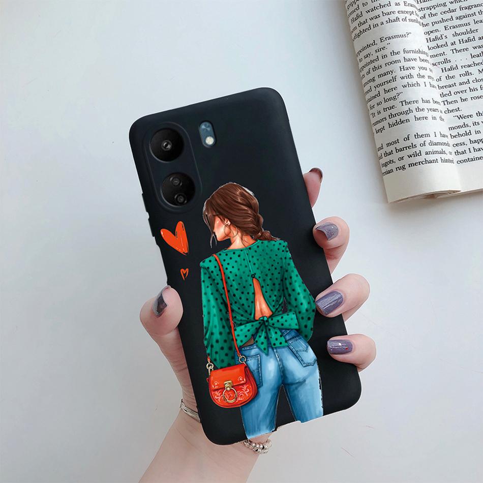 For Xiaomi Redmi 13C Case Super Mom Baby Fashion Girls Cover Soft TPU Fundas For Xiaomi Redmi 13C 13 C Redmi13C Phone Case Coque