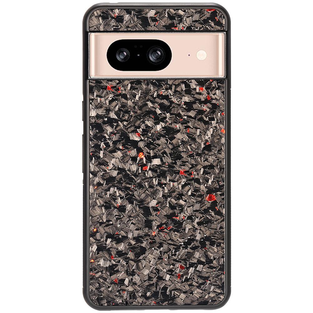 

Для чохла Google Pixel 8 Кована текстура Арамідне волокно+ТПУ Протиковзкий чохол для телефону Red