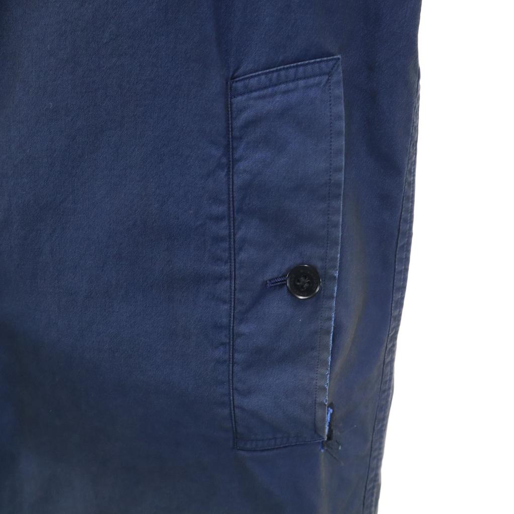 BURBERRY made in Italy Stainless collar coat 50 Navy Men's Used