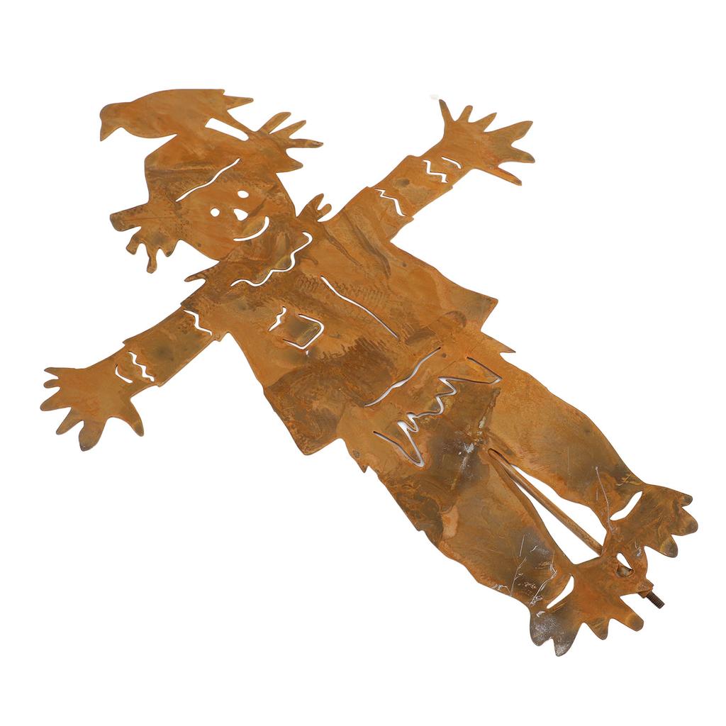 Kovová strašák dekorativní ručně vyráběná podzimní strašák zahradní zápich pro podzim venkovní zahrada terasa Y