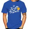 Sommer Rund Hals 3D Tour de France Trykk Topp Moteabel Casual Kortermet Herre T-skjorter