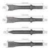 4pcs Air Hammer Chisel Set Hexagonal Shank Heavy Duty Air Impact Head for Rusting Removal Cutting Pneumatic Tools Accessories