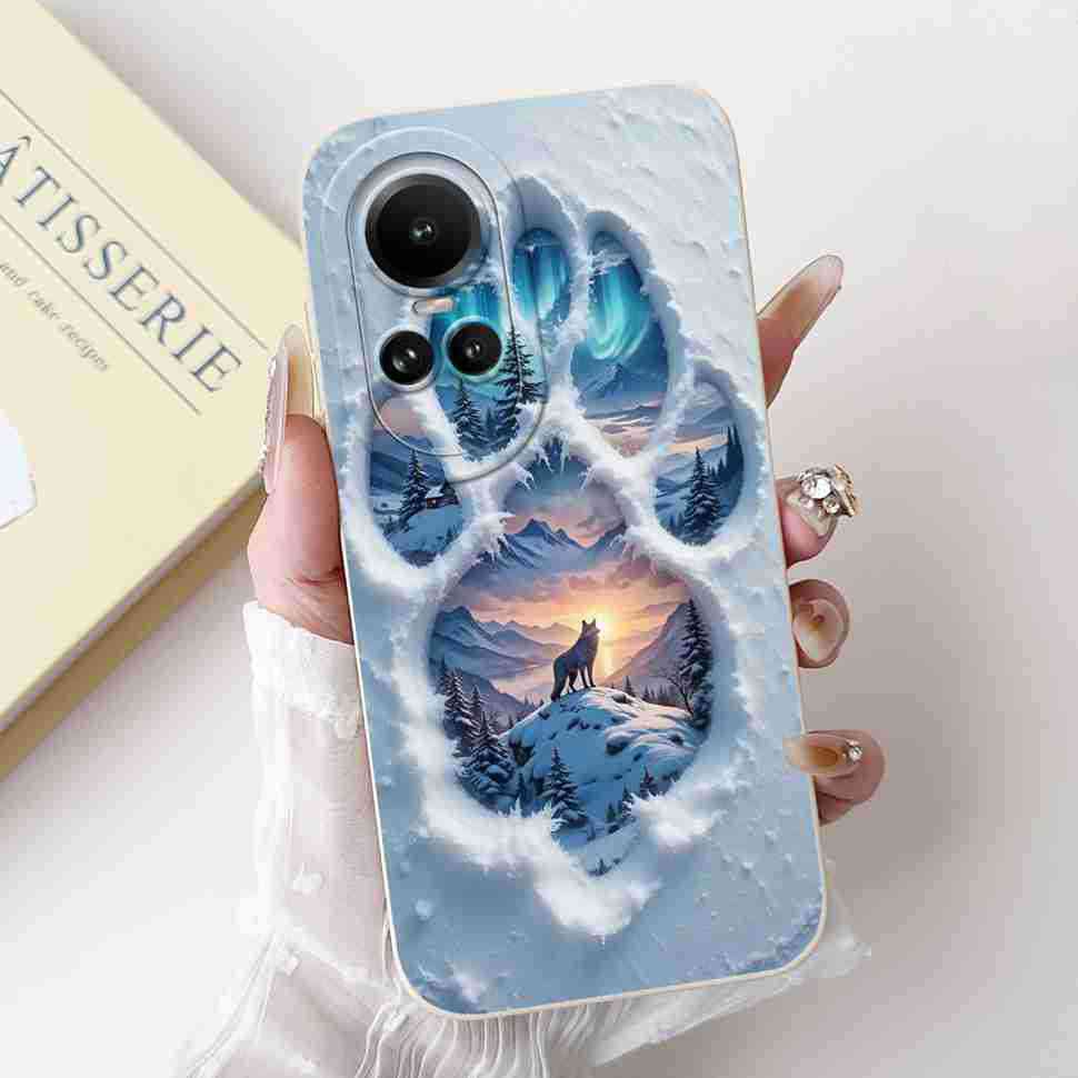 For Oppo Reno10 5G CPH2531 Case Luxurious Rose Cute Rabbit Soft Silicone Cover For Reno10 Pro 5G CPH2525 6.7" Global Phone Shell
