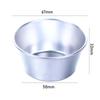 4Pcs Mousse Bakeware Tumblers Round Individual Muffin Cup Egg Tart Mold Baking Tool Pudding Mould