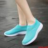 Summer Fashion Lightweight Sock Casual Shoes Women Breathable Flying Weave Baskets Sneakers Ladies Slip-on Non-slip Jogging Shoe