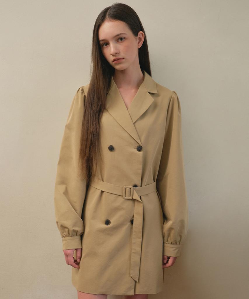 Aueonoseuteljia Louvre Trench Dress_Beige(O25-Ops03)