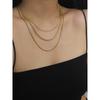 INS Bloggers Same Style Street Shot Titanium Steel Electroplated 18K Necklace