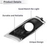 RATCHROLL Front Left Fog Light Grille for Toyota Camry Front Lower Bumper Fog Light Cover Part Number 1 Piece 2009-2011, Insert, 5204006110, ABS,