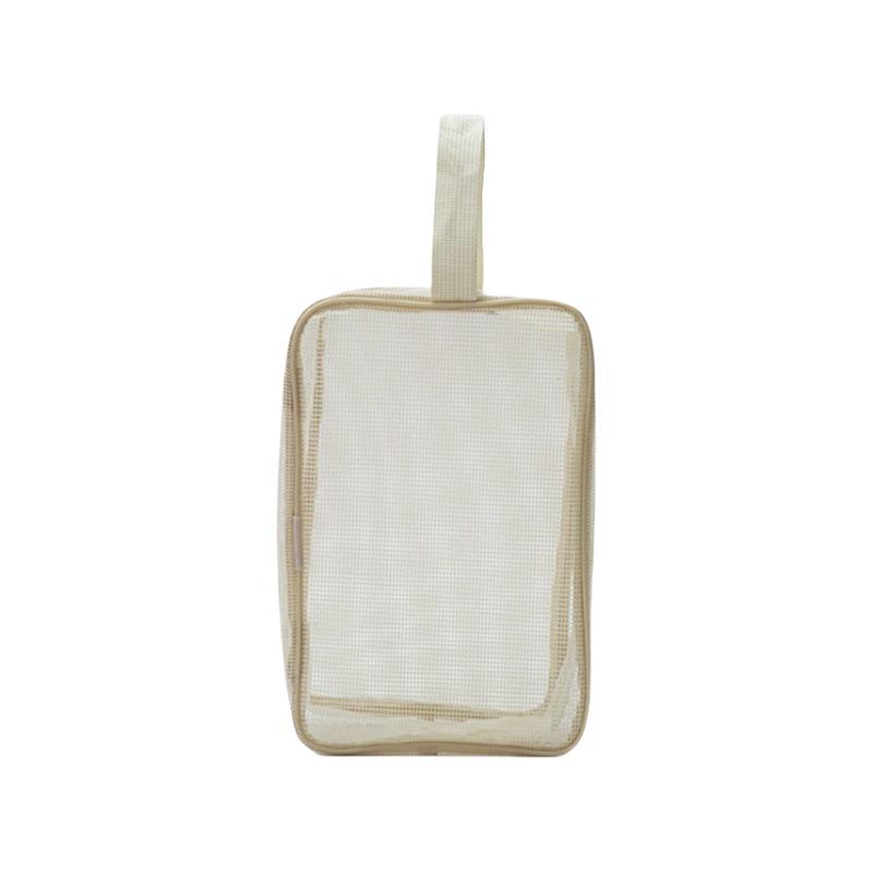 

Unisex Travel Organizer: Mesh Cosmetic & Shower Bag with Multi-Pockets