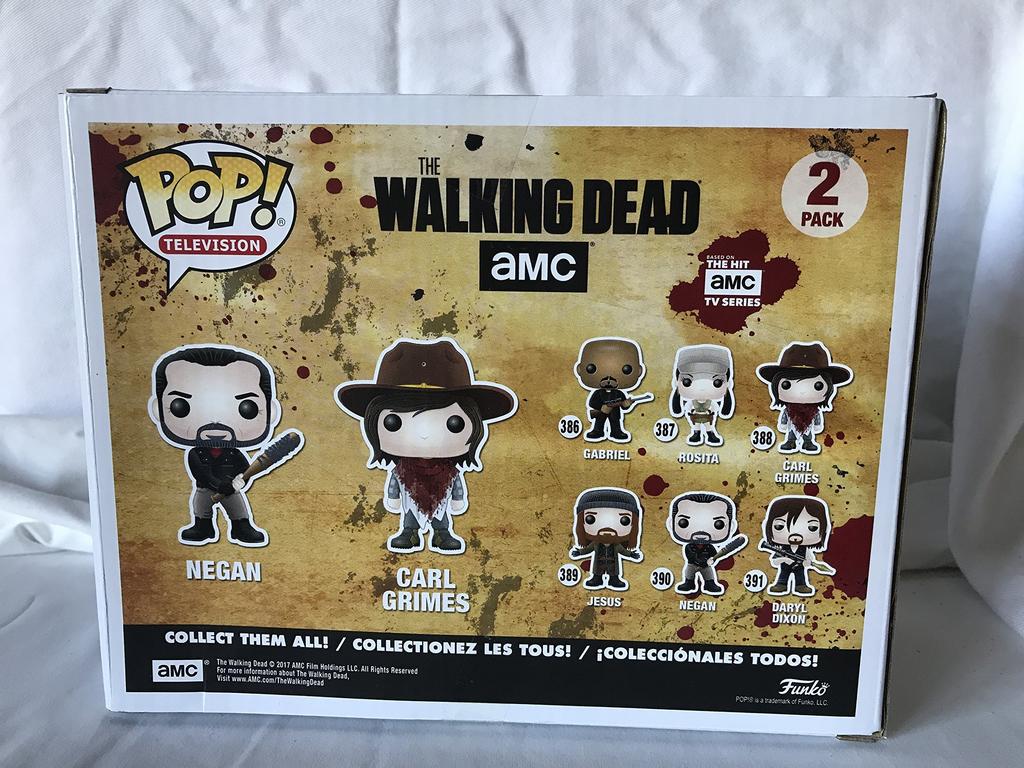 Funko Figurine Walking Dead Negan Carl Exclu Pop 10cm 0889698215343 - - 2-Pack & -
