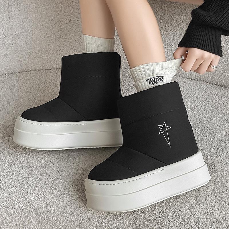 Autumn and winter thick-soled heel cold-proof ultra-light high-top Martin boots high-top outer wear snow shoes CM orgasm boots