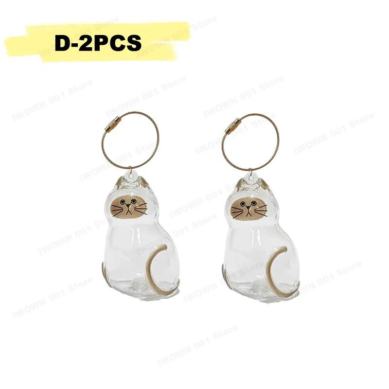 Katzenhaar Aufbewahrungsbox Hängender Katzen Schlüsselanhänger Anhänger Rucksack Katzen Tasche Hängende Deko Haustierhaar Aufbewahrung Niedlicher Schlüsselanhänger Haustier Souvenirs