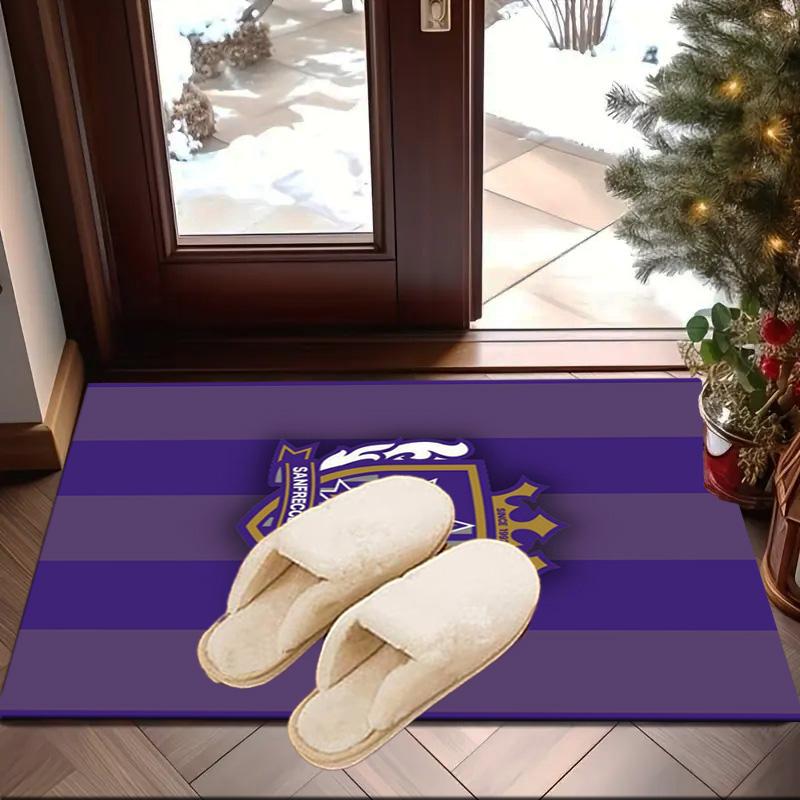 Football Club Emblem Printed Area Rug for Office, Chair Rug, Decorative Carpet Floor Mat, Large Size Fan gifts Christmas gifts