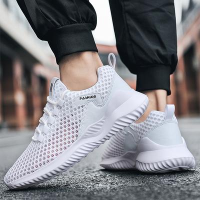 Sommer Tennis Freizeit Mesh Schuhe Atmungsaktiv Hohl Training Fitness Plateau Weiche Sohle Laufen Leichtgewichtige Vulkanisierte Schuhe
