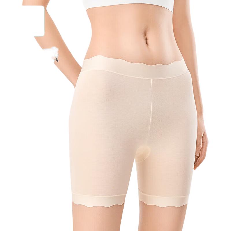 PurCotton Women's Ultra-Thin Mid-Waist Anti-Bacterial Safety Shorts