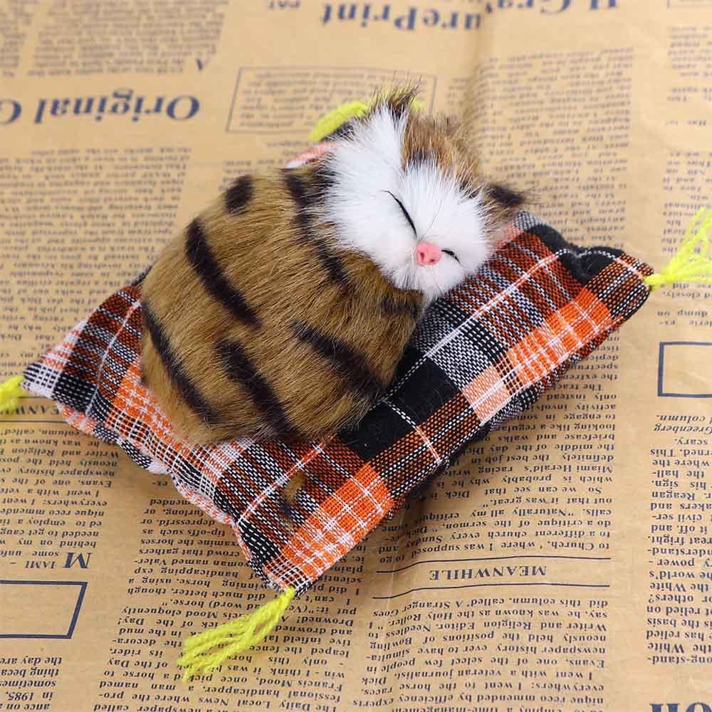 Cute Plush Cloth Pad Creative Creative Decoration Cat Ornaments Fake Cats Simulation Cat Plush Cats