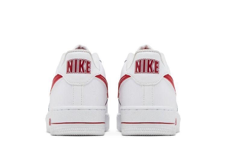 Kids' Sneakers Nike Air Force 1 Low White Gym Red (GS) White/White-Gym Red