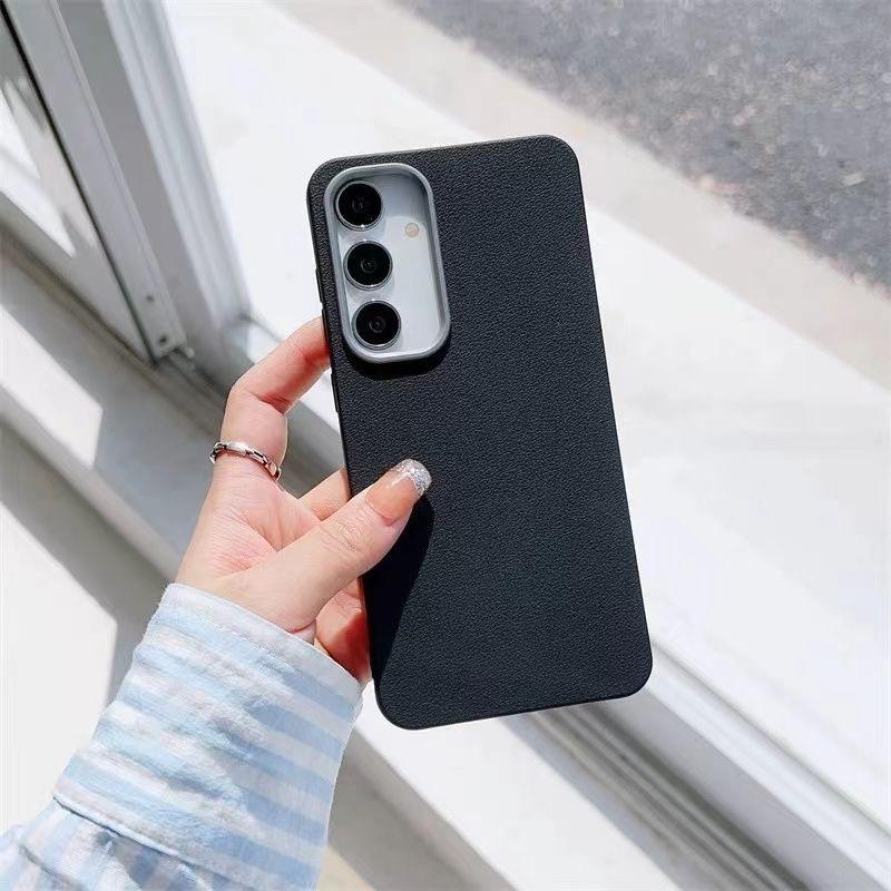 Suitable for Samsung S24ultra Mobile Phone Case S25 S23 Protective Case Leather Pattern A50 A51 A55 A54 Business Men