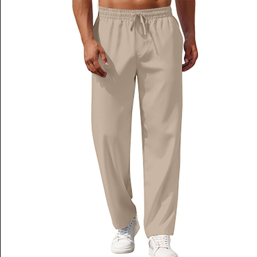 Herren Overalls Kordelzug Multi Pocket Freizeithose Wanderhose Baumwolltwillhose