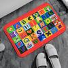 Educational ABC Alphabet Entry Door Floor Mat Festive Decorations Carpet Bathroom Anti-slip Mat Entrance Doormat